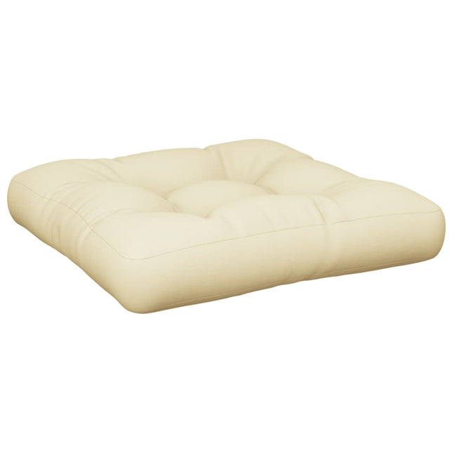 Cuscino per Divano Pallet Crema 60x60x12 cm
