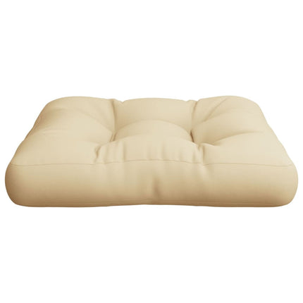 Cuscino per Pallet Beige 60x60x12 cm in Tessuto