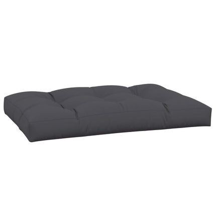 Cuscino per Pallet Antracite 120x80x12 cm in Tessuto