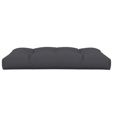 Cuscino per Pallet Antracite 120x80x12 cm in Tessuto