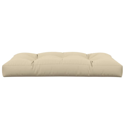 Cuscino per Pallet Beige 120x80x12 cm in Tessuto