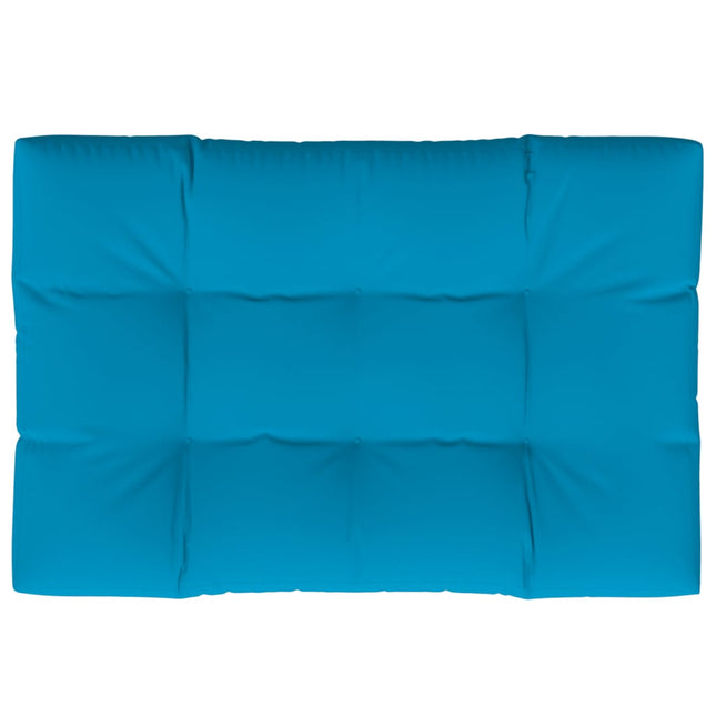 Cuscino per Pallet Blu 120x80x12 cm in Tessuto