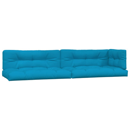 Cuscini per Pallet 5 pz Blu in Tessuto
