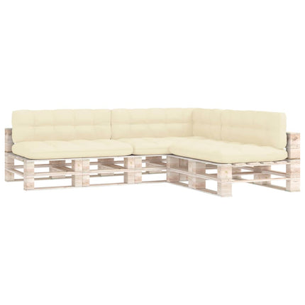 Cuscini per Divani su Pallet 7 pz Crema