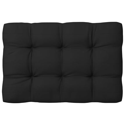 Cuscini per Divano su Pallet 7 pz Neri