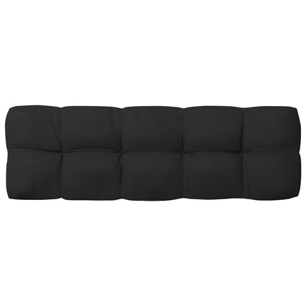 Cuscini per Divano su Pallet 7 pz Neri