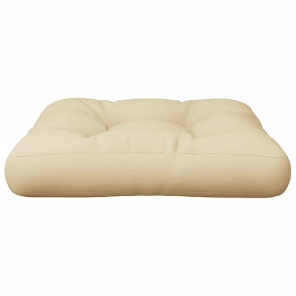Cuscino per Pallet Beige 58x58x10 cm in Tessuto