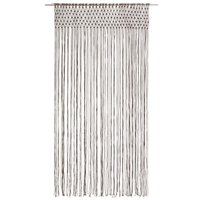 Tenda MacramÃ¨ Grigio Talpa 140x240 cm in Cotone