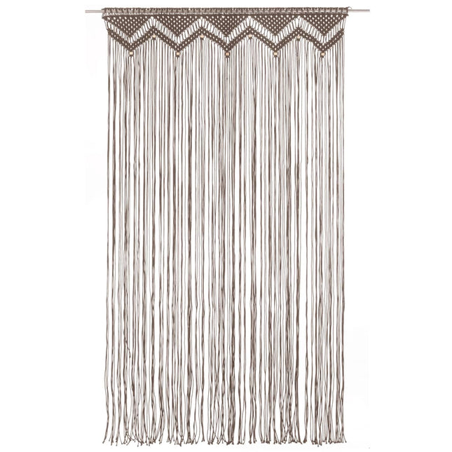 Tenda MacramÃ¨ Grigio Talpa 140x240 cm in Cotone