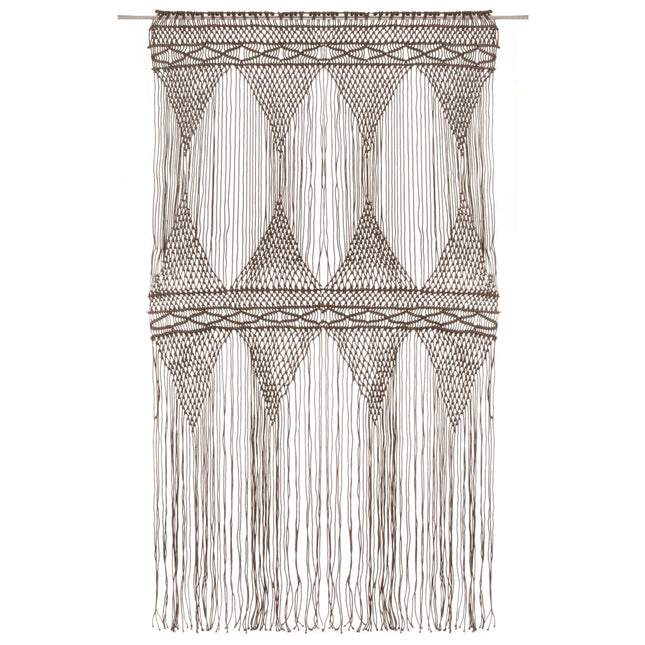 Tenda MacramÃ¨ Grigio Talpa 140x240 cm in Cotone