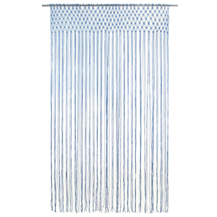 Tenda MacramÃ¨ Blu 140x240 cm in Cotone