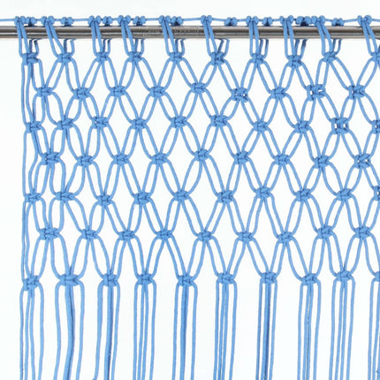 Tenda MacramÃ¨ Blu 140x240 cm in Cotone