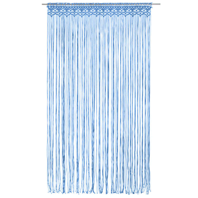 Tenda MacramÃ¨ Blu 140x240 cm in Cotone
