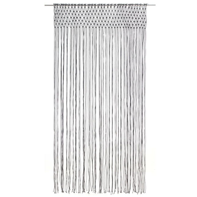 Tenda MacramÃ¨ Antracite 140x240 cm in Cotone