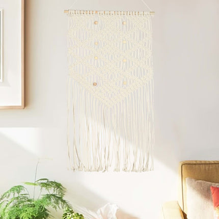 Decorazione da Parete in MacramÃ¨ 40x80 cm Cotone