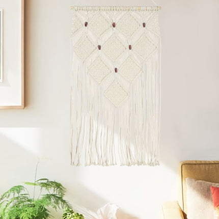 Decorazione da Parete in MacramÃ¨ 40x80 cm Cotone