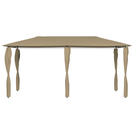 Gazebo con Montanti Rivestiti 2,98x5,3x2,59 m Talpa 160 g/mÂ²