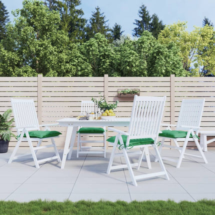Cuscini per Sedia 4 pz Verdi 50x50x7 cm Tessuto Oxford