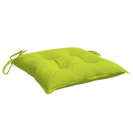 Cuscini per Sedia 6 pz Verde Intenso 50x50x7 cm Tessuto Oxford