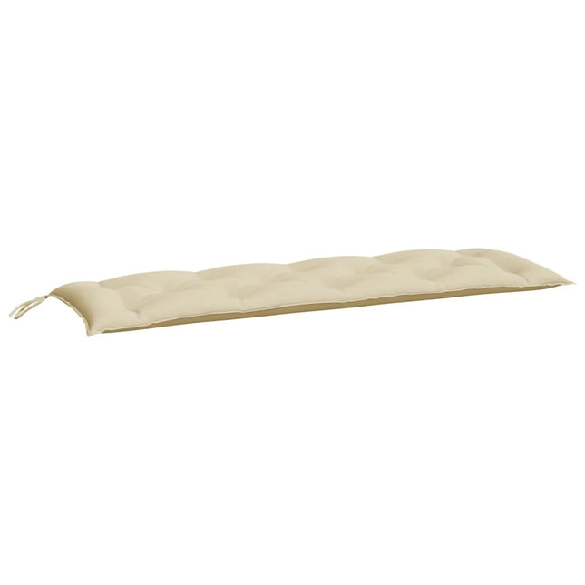 Cuscino per Panca Beige 150x50x7 cm in Tessuto Oxford