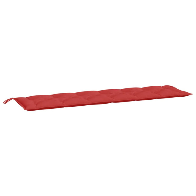 Cuscino per Panca Rosso 200x50x7 cm in Tessuto Oxford