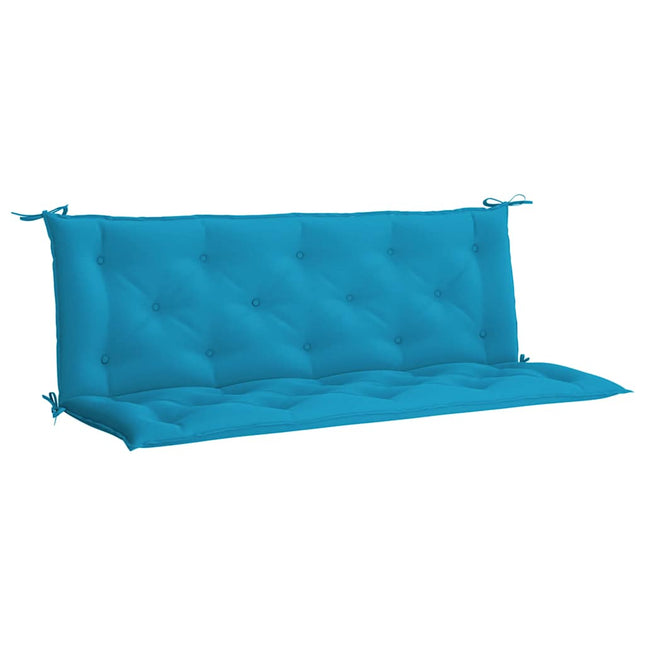 Cuscino per Panca Azzurro 150x(50+50)x7cm in Tessuto Oxford