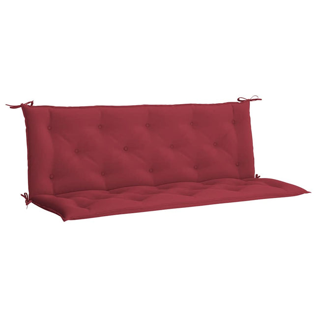 Cuscino per Panca Rosso Vino 150x(50+50)x7cm in Tessuto Oxford