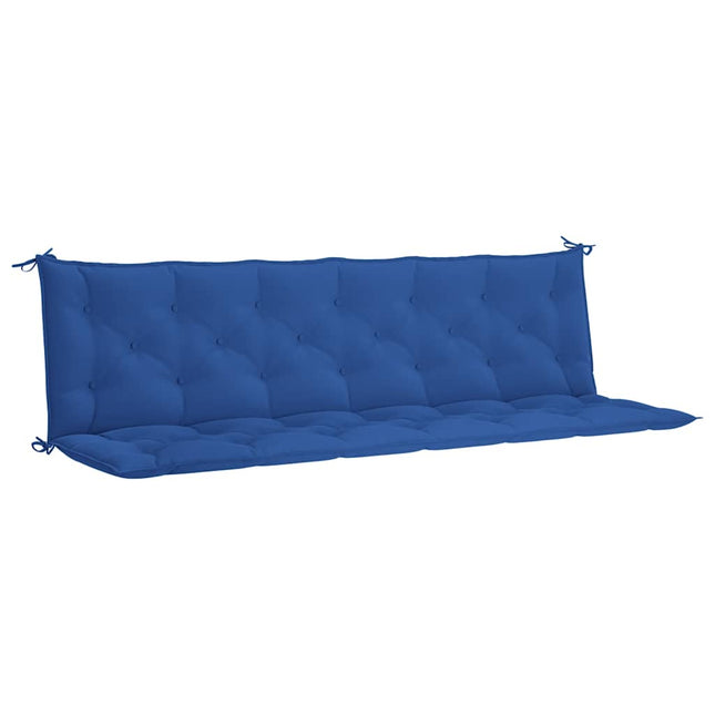 Cuscino per Panca Blu 200x(50+50)x7 cm in Tessuto Oxford