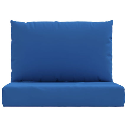 Cuscini per Pallet 2 pz Blu in Tessuto Oxford
