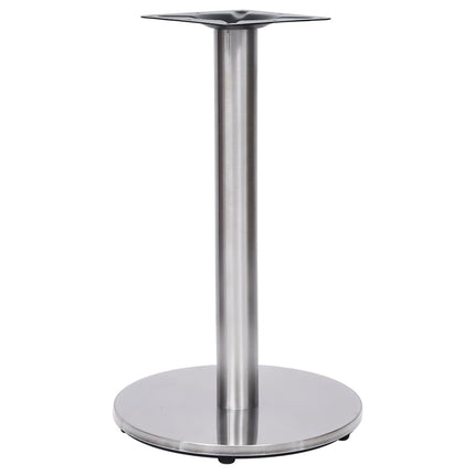 Gamba per Tavolino da BistrÃ² Argento Ã˜45x72 cm in Acciaio Inox