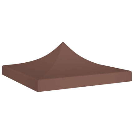 Tetto per Tendone per Feste 3x3 m Marrone 270 g/mÃƒâ€šÃ‚Â²