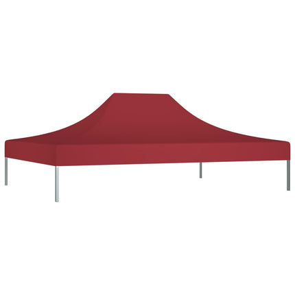 Tetto per Tendone per Feste 4x3 m Rosso Borgogna 270 g/mÃ‚Â²