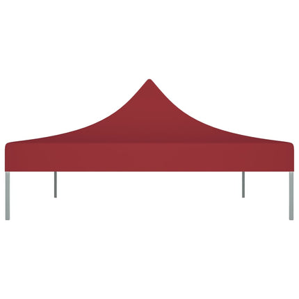 Tetto per Tendone per Feste 4x3 m Rosso Borgogna 270 g/mÃ‚Â²