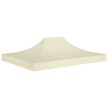 Tetto per Tendone per Feste 4,5x3 m Crema 270 g/mÂ²