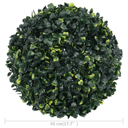 Sfere di Bosso Artificiale 2 pz 45 cm