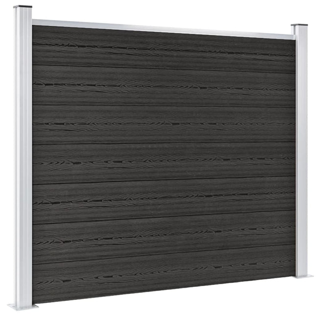 Pannello di Recinzione in WPC 180x146 cm Grigio