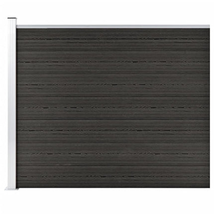 Pannello di Recinzione in WPC 175x146 cm Grigio