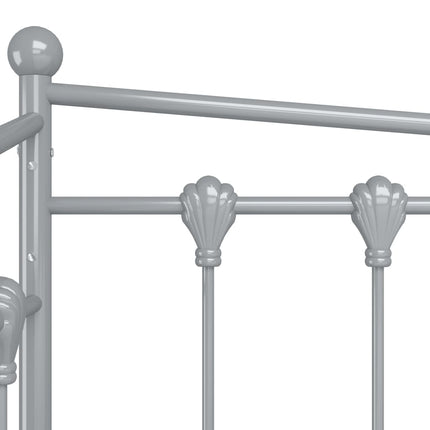 Telaio Divano Letto Grigio in Metallo 90x200 cm