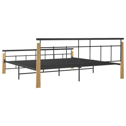 Giroletto in Metallo e Legno Massello di Rovere 200x200 cm
