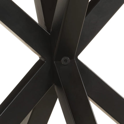 Tavolino di Servizio 68x68x56 cm in Legno Massello di Acacia