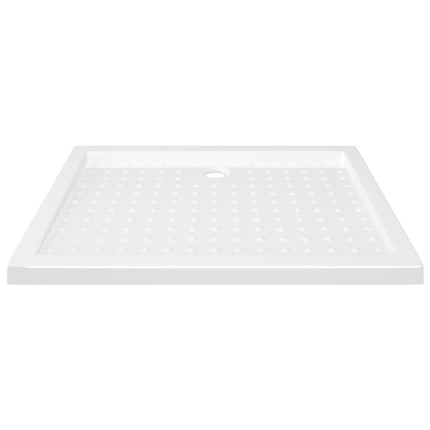 Piatto Doccia con Superficie Puntinata Bianco 90x70x4 cm in ABS