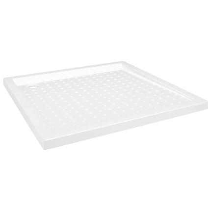 Piatto Doccia con Superficie Puntinata Bianco 80x80x4 cm in ABS