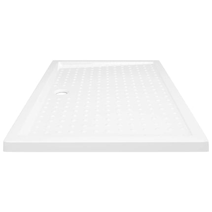 Piatto Doccia con Superficie Puntinata Bianco 80x120x4cm ABS