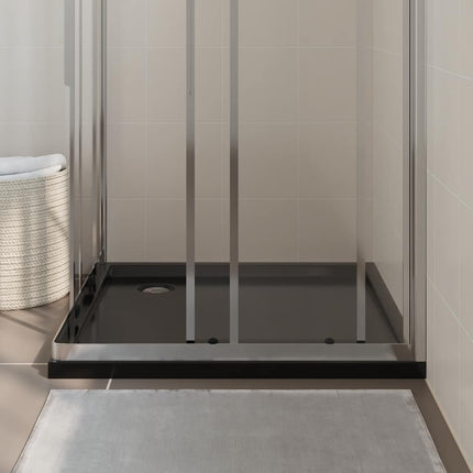 Piatto Doccia Quadrato in ABS Nero 90x90 cm
