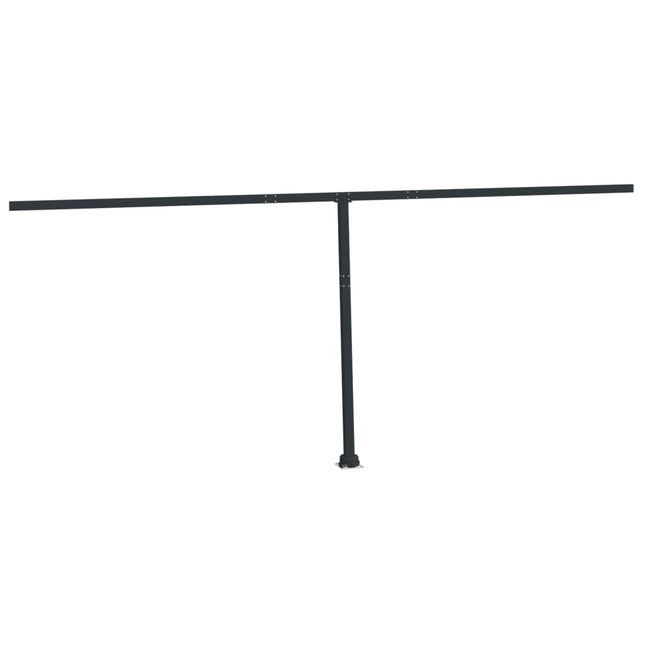 Set Pali per Tenda da Sole Antracite 600x245 cm Ferro