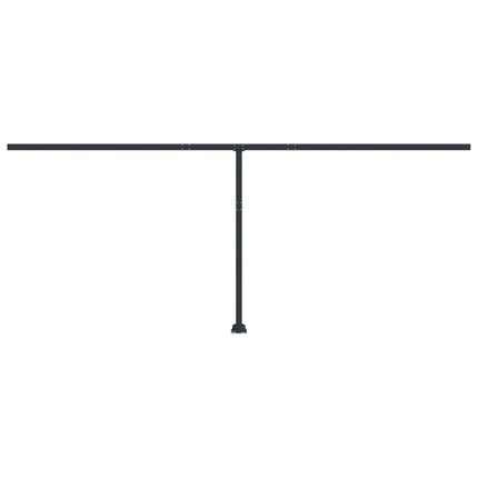 Set Pali per Tenda da Sole Antracite 600x245 cm Ferro