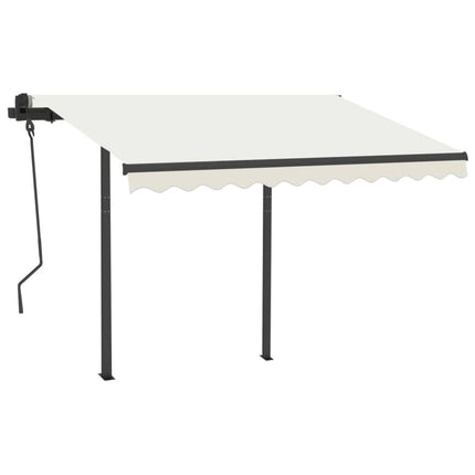 Set Pali per Tenda da Sole Antracite 300x245 cm Ferro