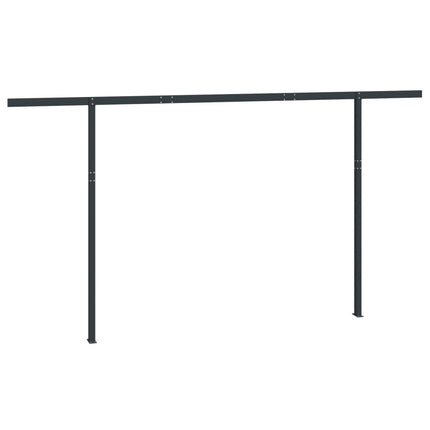 Set Pali per Tenda da Sole Antracite 450x245 cm Ferro