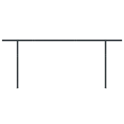 Set Pali per Tenda da Sole Antracite 600x245 cm Ferro