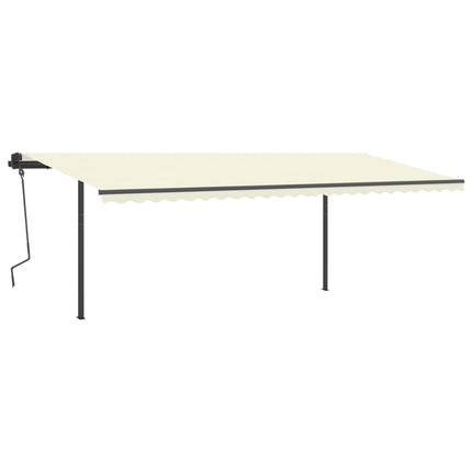 Set Pali per Tenda da Sole Antracite 600x245 cm Ferro